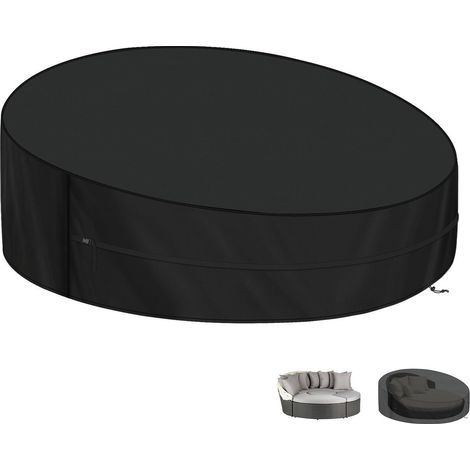 Abdeckhaube für Sonneninsel 200x90/50cm Wasserdicht Winddicht 420D Oxford (1/5)