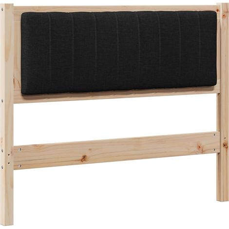 Maison Exclusive - Cabecero tapizado Marrón 100 cm Madera de pino