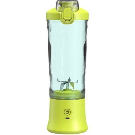 Blender Portable, 600ml Blender Smoothie avec 6 Lames, 4000mAh Fresh Juice Blender Donne 20 Tasses de Jus pour Voyage Cuisine Bureau Extérieur (1/5)
