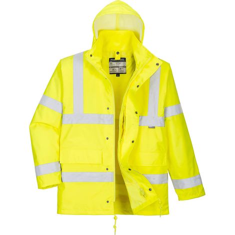 Hi-vis 4-in-1 Parka Farbe: Gelb Größe L - Portwest
