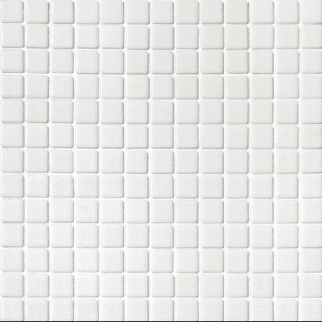 Mosaique piscine Nieve Blanc antidérapante 3100 31.6x31.6 cm -