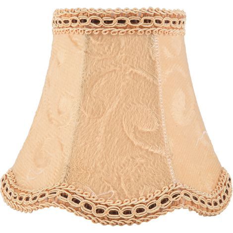 Abat-jour cylindrique en tissu, convenant aux lampes de table, aux lampadaires et à un usage domestique. (1/4)