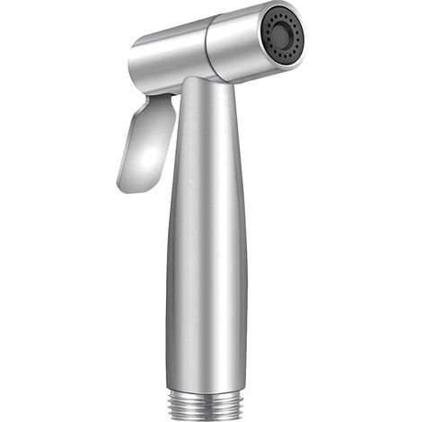 Douchette WC à Main en Acier Inoxydable 304, Tête de Pulvérisateur Bidet Haute Pression, Douchette Toilette pour Hygiène Personnelle, Douchette WC Inox (1/5)