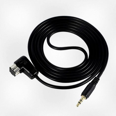 Adaptateur de câble audio AUX 5 mm, compatible avec le système lecteur MP3 IP-BUS de l'autoradio Pioneer. (1/5)