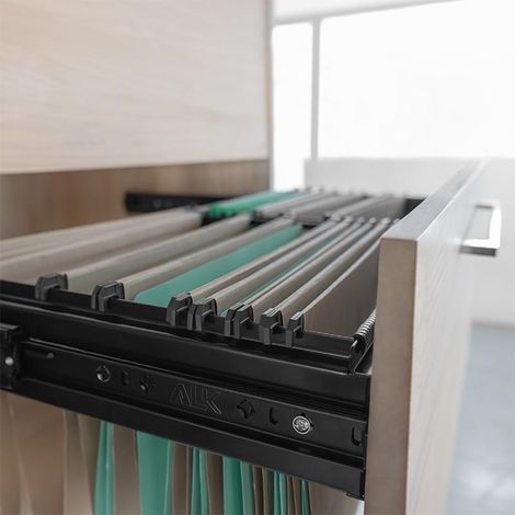bastidor portacarpetas extensible con guías extracción total modelo office extensible 700 - 1200 (1/2)