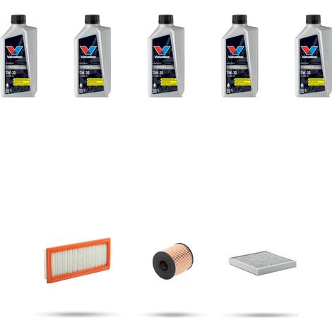 Kit tagliando 3 FILTRI e 5L OLIO compatibile con Citroen C5 III 1.6 THP 115kw dal 2009 (1/5)