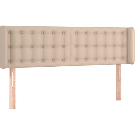Maison Exclusive - Testiera ad Orecchio Cappuccino 147x16x78/88 cm in Similpelle