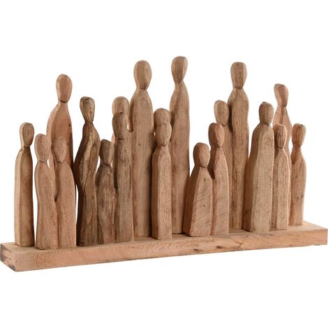 Figura Mango 61X10X36 Personas Natural Marron (1/3)
