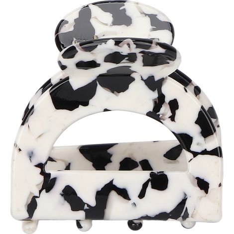 Élégante pince à cheveux femme fille, motif ajouré tendance, coiffure chic pour maquillage, rendez-vous, soirée, camouflage cowmooflage (1/5)