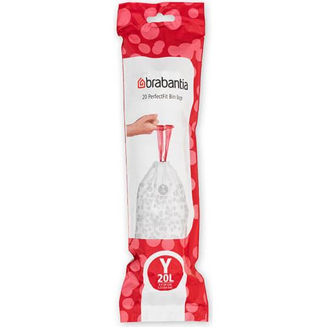 Brabantia Perfectfit Bags Size Y 20 Litre 20 Bag Roll