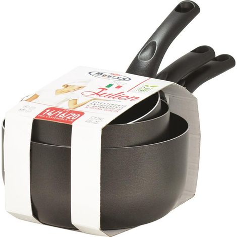 MAURY'S JULIEN TRIS DI CASSERUOLE 14 16 20CM COLORI ASSORTITI