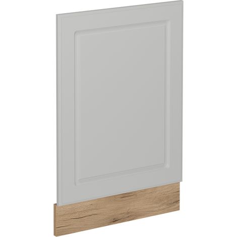 Pannello frontale per lavastoviglie R-Line, Bianco casa di campagna, 45 cm senza piano di lavoro, Vicco