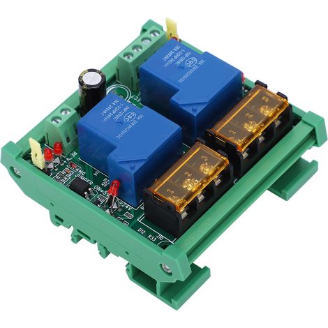 Module Relais 24V 2 Canaux 30A Haute Puissance Fort Courant Module API 2RL-24V30A-D (1/5)