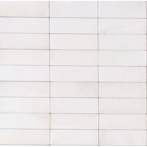 Carrelage Effet Zellige Blanc RICE Bianco 5x15cm (1/3)