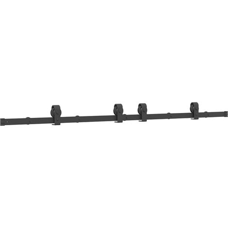 Maison Exclusive - Kit de herrajes para puertas correderas acero