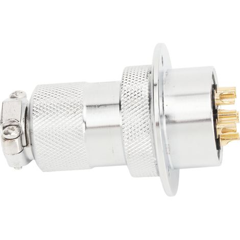 Prise aviation compacte, performances stables, résistance au branchement et au débranchement, 250 V CA/CC, 6 broches (1/5)