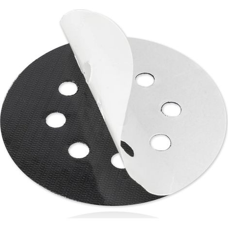 Klettscheibe selbstklebend 125mm 8 Loch - Ersatzklett/Klett-Ersatz zum reparieren von Schleifteller, Polierteller, Stützteller (1/5)