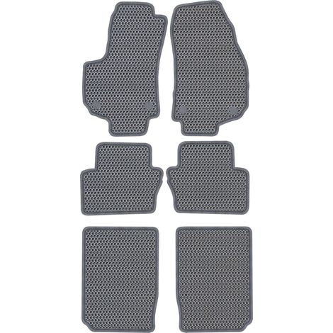 Opel Zafira B 7 places (2005-2014). Tapis de sol dédiés - EVA Gris nid d'abeille (1/5)
