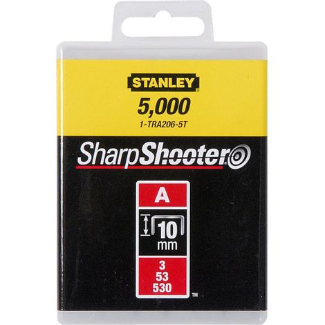 Stanley Klammern Typ A 10mm 5000 St. 5000 Stk