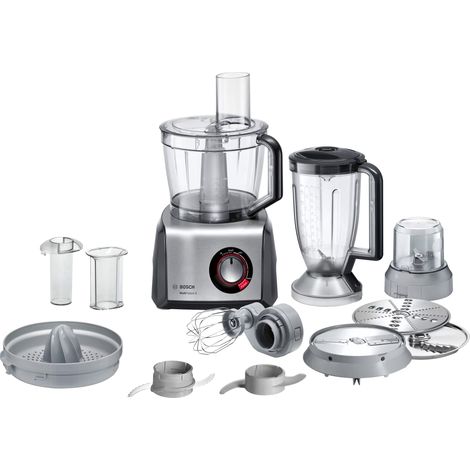 Bosch MC812M844 robot da cucina 3,9 L Nero, Acciaio inossidabile 1250 W (1/5)