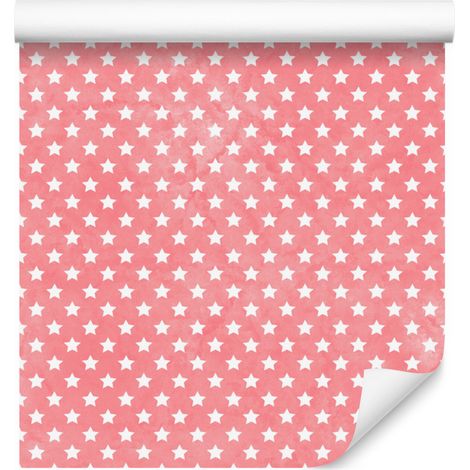 Papier peint Étoiles Corail, Détails Fins pour Salon et Chambre 50x1000 cm (1/5)