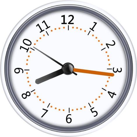 Mini horloge de douche étanche IP24, horloge murale à ventouse, horloge de salle de bain à cadran en acrylique, horloge à ventouse p (1/5)
