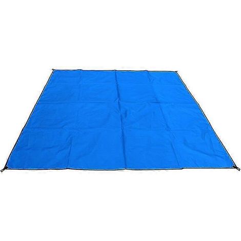 Tapis de sol imperméable pour tente, tapis de pique-nique, bâche de poche ultralégère, sac de rangement pour tente de plage, camping et randonnée (1/4)