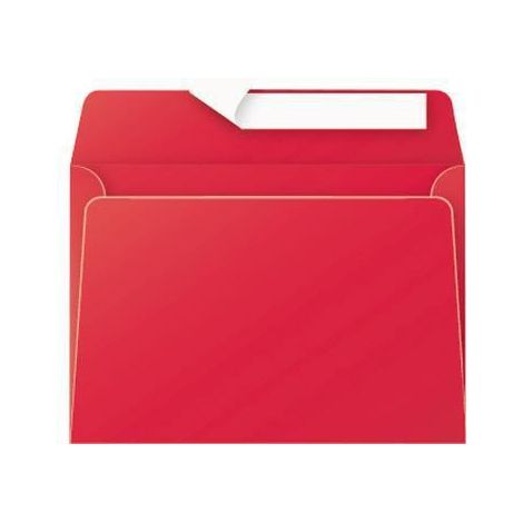 Enveloppe C6 - Clairefontaine - Groseille - 120g - Paquet de 20 - Format 11,4 x 16,2 cm (1/2)
