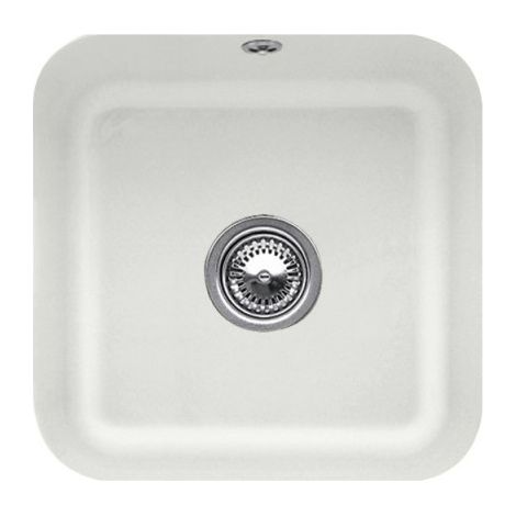 Evier 1 bac VILLEROY ET BOCH Cisterna 50 Steam CeramicPlus avec vidage manuel