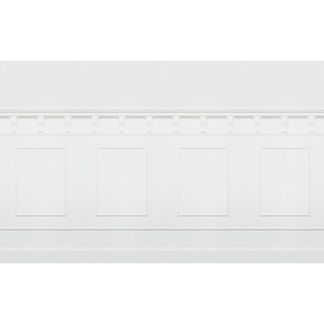 Papier peint panoramique classique,minimaliste Panneau Blanc (1/3)