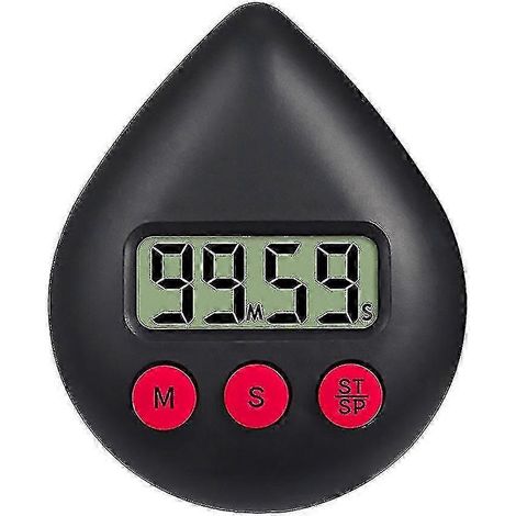 Minuteur de douche numérique - Économie d'énergie avec affichage tricolore, conception étanche. (1/4)