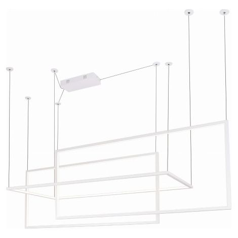Lampada a sospensione Geometric bianca LED 79,8W Maxlight