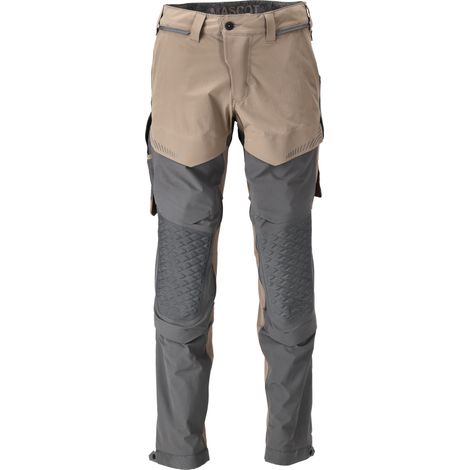 Mascot Hose mit Knietaschen 22279-605-5689 Gr. 90C56 dunkles sandbeige/anthrazitgrau (1/5)