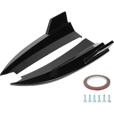 Adatto per eleganti kit di protezione per labbro posteriore del paraurti con funzioni di diffusore e spoiler, migliora le prestazioni aerodinamiche, stile universale, facile da aggiornare.
