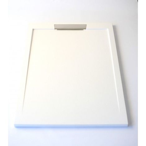 Receveur de douche extra plat NEO INOX blanc Ral 9003 90X180 (1/5)
