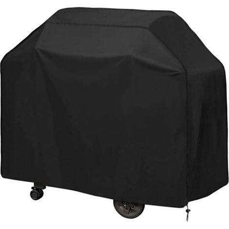 Housse pour barbecue, housse pour barbecue d'extérieur, housses pour barbecue, housse de protection pour barbecue, abri pour barbecue d'extérieur, housse pour barbecue 210d (145x61x117cm) (1/5)