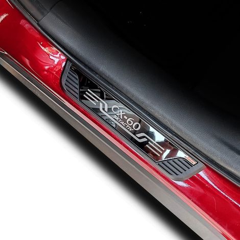 Accessoires automobiles Protection de seuil de porte pour Mazda CX-60 CX60 2022-2024 Garniture de protection d'entrée de porte ( ) (1/5)