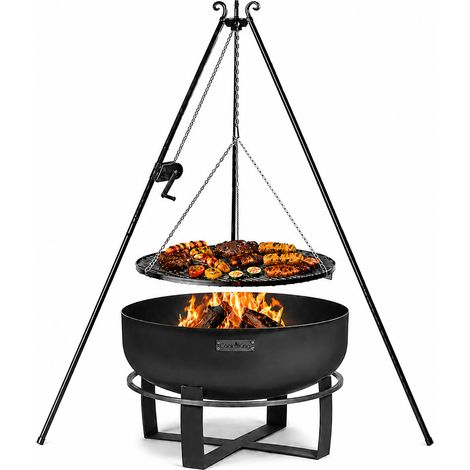 CookKing Schwenkgrill Set Viking 6 mit Feuerschale, Dreibein und Grillrost (1/5)