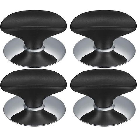 4 Pcs Boutons De Couvercle Poele, Casserole Couvercle Boutons, Bouton De Remplacement De Couvercle Cuisine Pour Couvercle Verre, Poigne De Cassero (1/5)