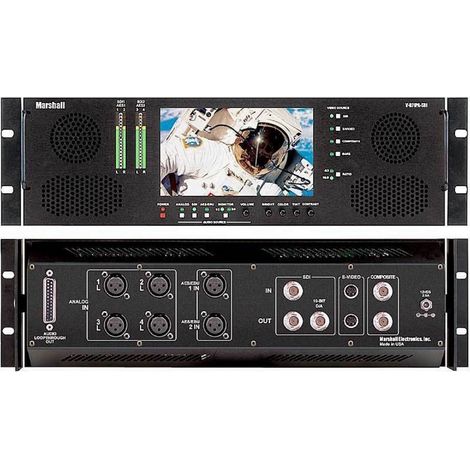 Marshall V-R71PA-SDI - 7" 16:9 Wide Screen Rack Mounted Active Matrix LCD