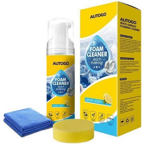 Nettoyant détachant pour sièges en cuir, séchage rapide, kit essentiel pour l'entretien automobile (1/5)