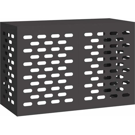 Housse de climatiseur Noir 90 x 40 x 60 cm Acier (1/5)