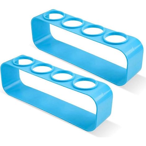 Set mit 2 Cirkul Flaschenablagen mit je 4 Fächern, Tischablage zum Nachfüllen von Wasserflaschen (1/5)