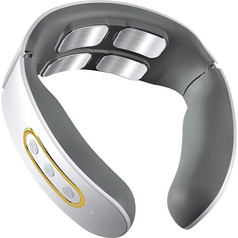 Appareil de massage électrique intelligent pour la nuque et les épaules, avec impulsions et pétrissage TENS sans fil, pour une relaxation et un soulagement de la douleur au niveau des vertèbres cervic (1/5)