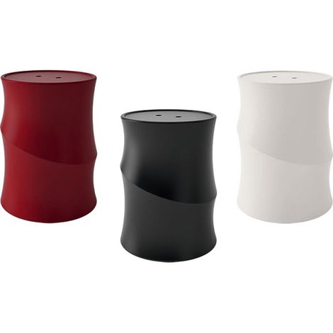 Vaso porta pellet Eva Calor Spirale-Rosso - Rosso -