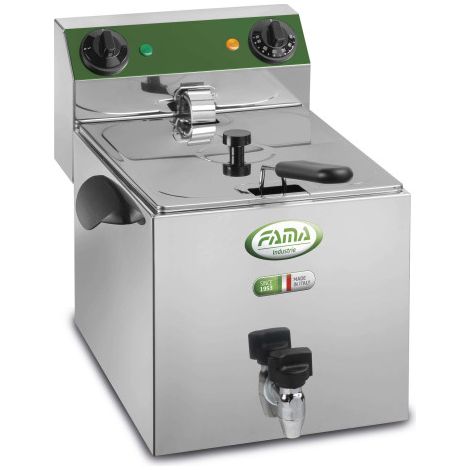 Friteuse 6 litres avec robinet - Fama