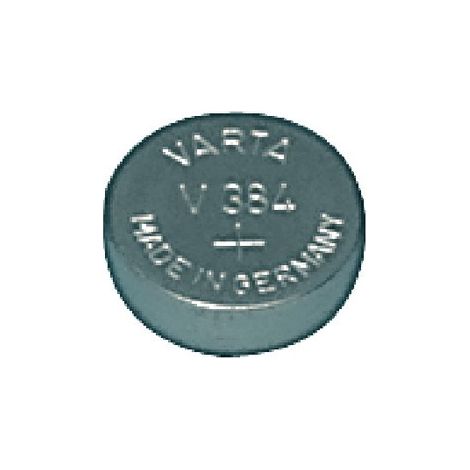 Pile bouton oxyde d'argent Varta 384 (1/4)