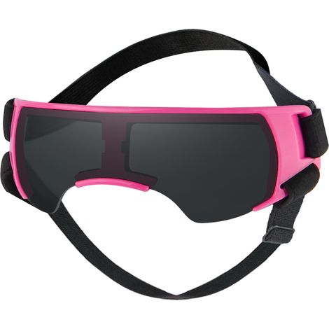 1 par de gafas de sol para perros, protección UV, policarbonato, ajustables, para Pomeranias, Yorkshire Terriers y Chihuahuas. (1/5)