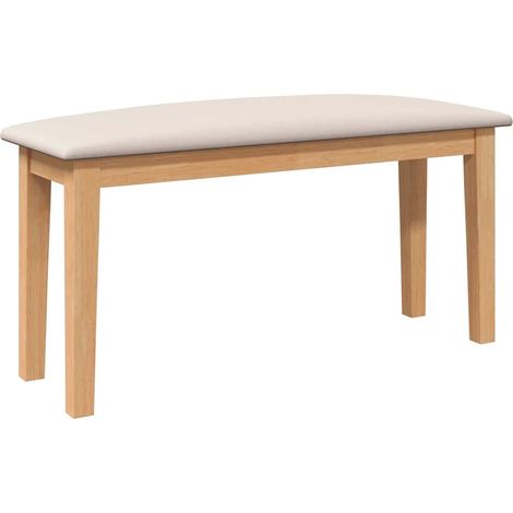 Banc intérieur 90 cm bois massif caoutchouc fr9575 - Maison La Vie (1/5)