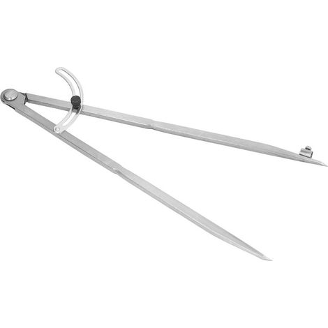 Compas à bois 400 mm acier carbone, diviseur à ailes avec porte-crayon pour menuisier et travail du cuir (1/5)